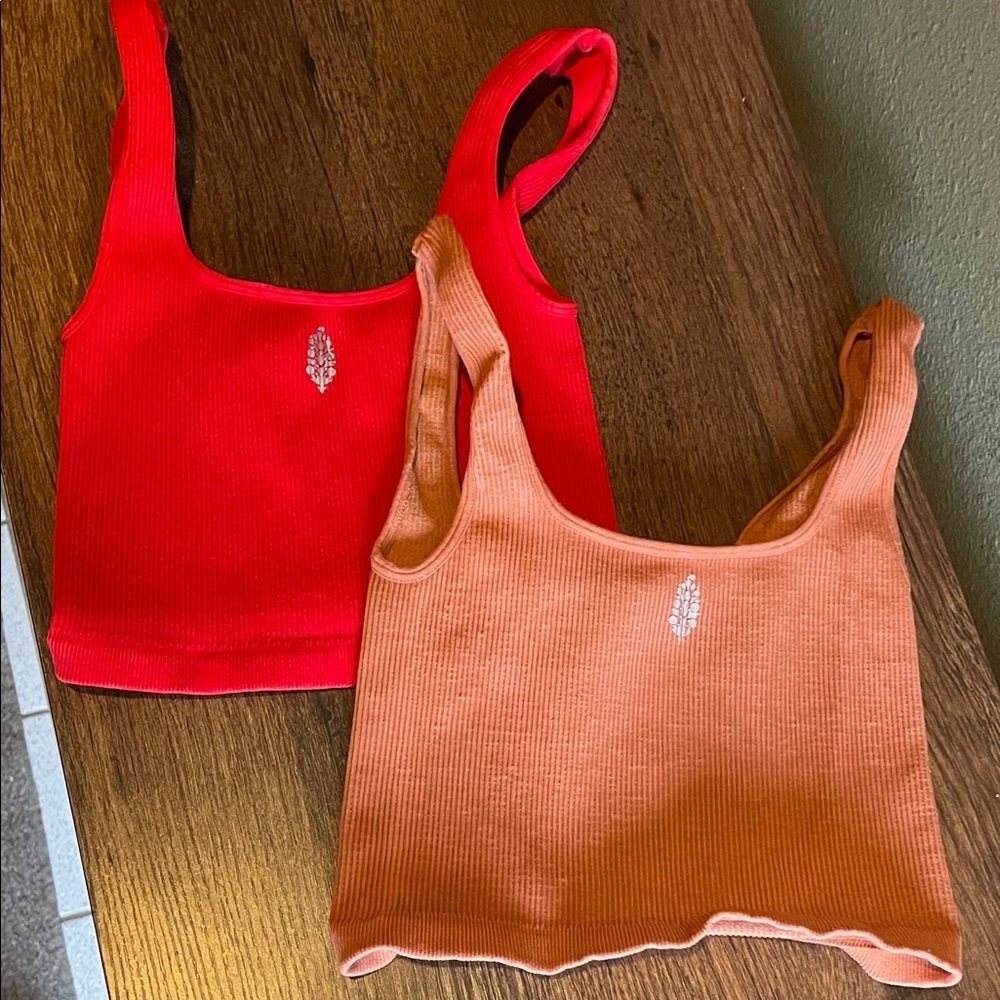 Free People Movement ribbed tank tops bundle - Picture 2 of 6